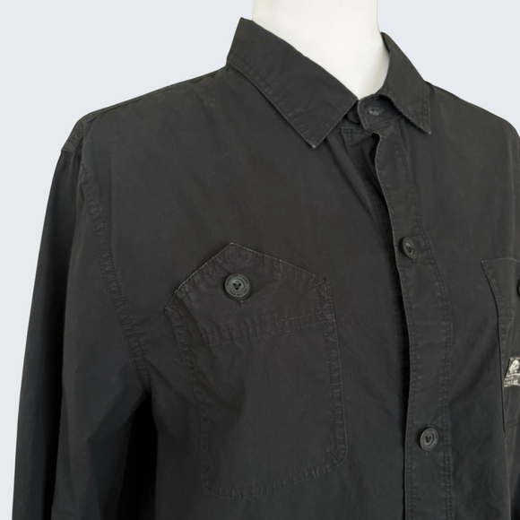 Vans Black Cotton Chore Utility Shirt Jacket Medium - Picture 6 of 11